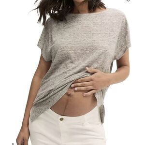 Hatch Linen Maternity T Shirt
